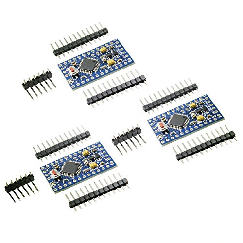 IZOKEE Redesign Pro Mini ATMEGA328P 3.3V 8MHz Replace ATmega128 Module Development Board Microcontroller for Arduino PRO Module (3x New Design 3.3V 8MHz) - Thumbnail 5