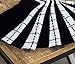 Excellent Deals Kitchen Terry Towels [12 Pack, Black & White] - 100% Cotton Dish Cloths 15