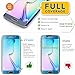 ivoler Galaxy S6 Edge Screen Protector [Full Coverage] [2-Pack] [3D Full Curved Edge] [No Bubble] [Ultra Clear] Premium PET Film Screen Protector for Samsung Galaxy S6 Edge,