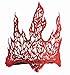 Forum Novelties Lace Flame Crown, Red, Standard