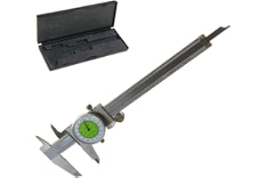iGaging Dial Caliper 6" Fractional & Decimal Inch Combination Dual Scale