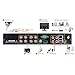 TIGERSECU Full HD 1080P 8-Channel Video Security Camera DVR System, 1TB Hard Drive - Four 2.0mp Outdoor Bullet Cameras, 65ft Night Vision