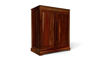 GODREJ INTERIO Bourbon Bar Cabinet (Matte Finish, Natural)