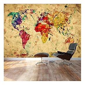 BRAND_NAMEWallpaper Large Wall Mural Series ( Vintage World Map)