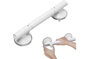 Bathroom Safety Rail – Durable Toilet Handle, Punch Free Bathtub Support | Reliable ABS Thermoplastic Rubber Design, Comforta