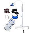 Fencia Teeth Whitening Machine, Professional LED Teeth Whitening Light, Mobile 36W Dental Teeth Whitening Bleaching Lamp, Cold Light Tooth Whitener with Remote Control, Floor Stand Type