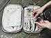 Travel Jewelry Organizer Storage Case, by AlgorithmBags for Necklace, Earrings, Rings, Bracelet