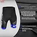 Arltb Bike Shorts 5 Sizes Men Gel Padded Cycling Bicycle Compression Cycle Touring Shorts Tights Underwear Pants Elastic Breathable for Mountain Bike MTB Cycle Road Bike BMX Motorcycle Blue