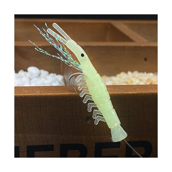 JSHANMEI-10-Packs-Luminous-Sabiki-5-Shrimp-Rigs-Glitter-Glow-in-the-Dark-Fish-Saltwater-Fishing-Bait-Baits-Lure-Catch-Catching-Hook-Tackle-Fishing-Rigs