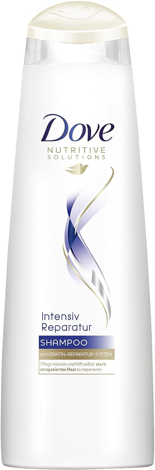 Dove Nutritive Solutions Intensive for Damaged Hair Shampoo with Keratin System, 6-pack (6 x 250 ml)