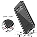 Samsung Galaxy Note 8 Waterproof Case, Meritcase Galaxy Note 8 IP68 Waterproof Full Body Snowproof Dustproof Shockproof Case with Kickstand for Snowmobile Swimming Surfing Diving-- (Black/Clear)