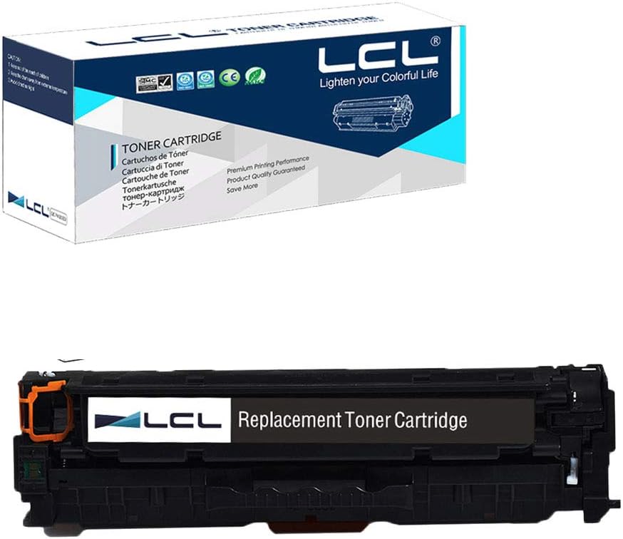 LCL Remanufactured Toner Cartridge 312X CF380X CE410A CE410X CC530A High Yield (1 Black) Replacement for HP Color LaserJet Pro M476dn MFP M476dw Color LaserJet CP2020 CP2025 CM2320