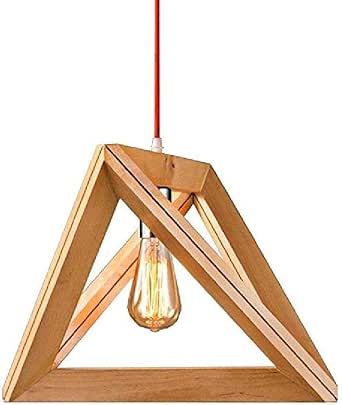 Araña Nordic Creativo Cabeza única Geometría Ajustable De madera