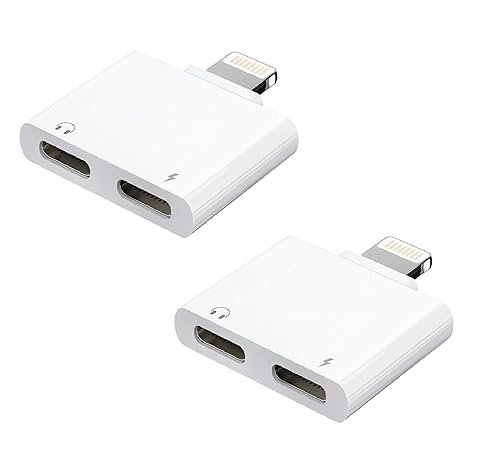 Apple MFi Certified] iPhone Adapter,2 Pack Headphone Adapter for
