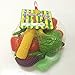 Apontus Toy Pretend Play Life Sized Bag of Vegetables Playset Cooking Bright Colors Chef