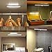 Albrillo Closet Light Motion Sensing Rechargeable Battery Under Cabinet Lighting Stick on 10 LED