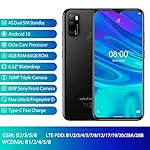 Ulefone-Note-9P-4G-Unlocked-Cell-Phones-652-HD-Waterdrop-Screen16MP-Triple-Rear-Camera-Android-10-Octa-Core-4GB-64GB4500mAh-Big-Battery-Face-Unlock-Finger-Reader-Unlocked-Smartphones-Black