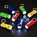 BBTO 48 Pack Various Colors Mini Flashlight Keychain Toy Flashlight Party Favors