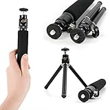 DURAGADGET Lightweight & Ultra-Portable, Telescopic 2-in-1 Tripod / Monopod (Selfie-Pod) for the NEW Samsung Gear 360 Camera