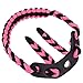 ELONG OUTDOOR Archery Bow Wrist Sling Paracord Braided- Survival Hunting Shooting - Durable Leather-5 Color