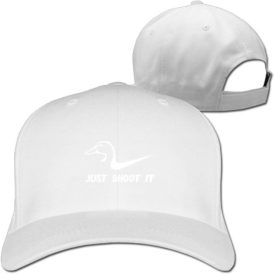 Just Shoot It Funny Duck Hunting Solid Travel Cap Baseball Cap Sport Hats for Men and Womens Cap
