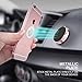 Ultra Slim Magnetic Car Mount Holder, Cos2be Universal Stick On Flat Dashborad Car Mount Phone Holder, Fit for iPhone 8 X 7 6 6s 6s Plus 5S Samsung etc Any Model Mobile Phone or Gps Unit (rose gold)