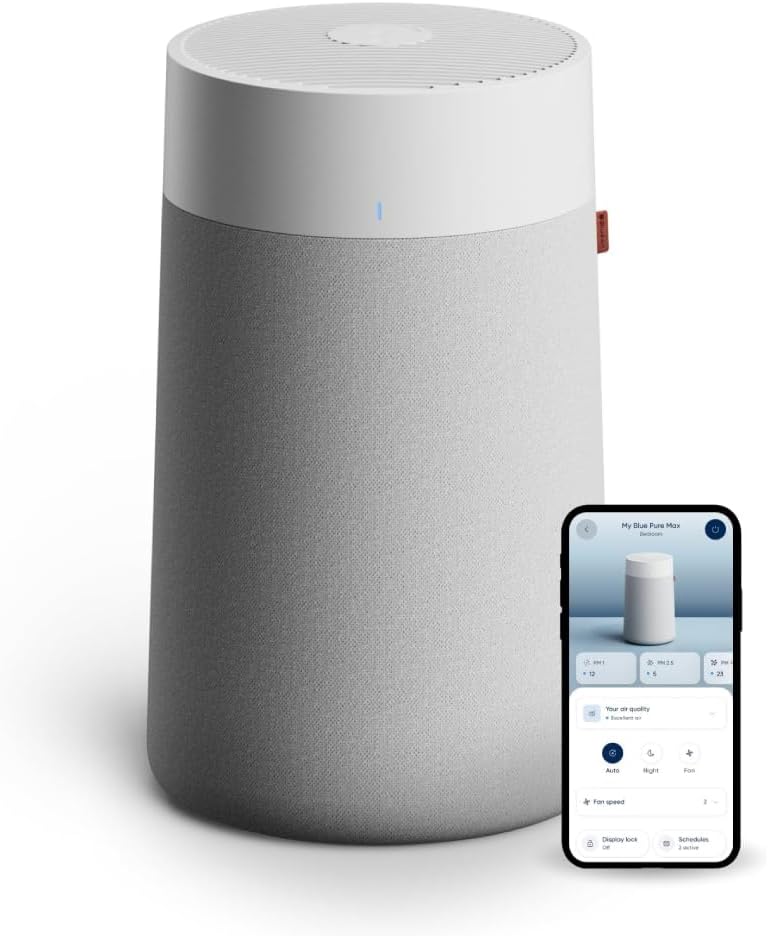 BLUEAIR Blue Max 3450i Smart WiFi Air Purifier Alexa Enabled 103m2 HEPA Silent