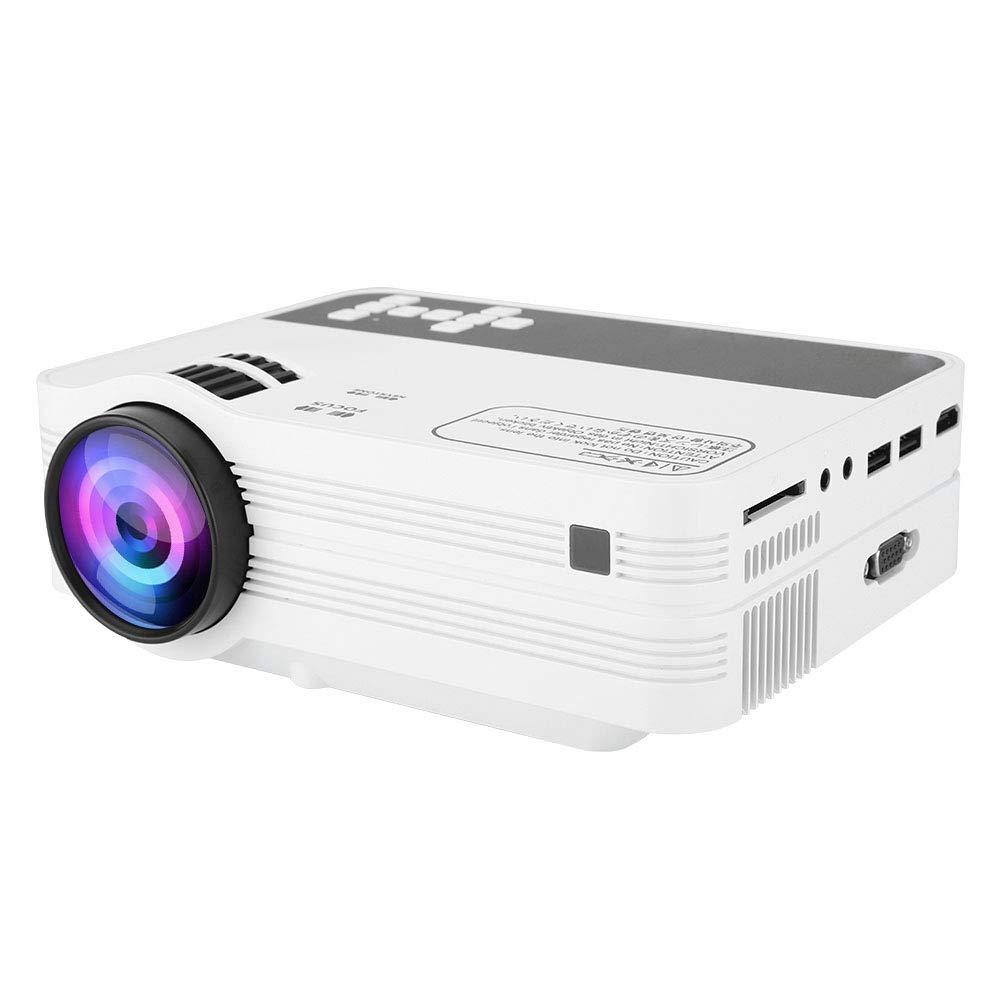 Acouto Proyector portátil, Mini proyector, 4500 lúmenes Full HD ...