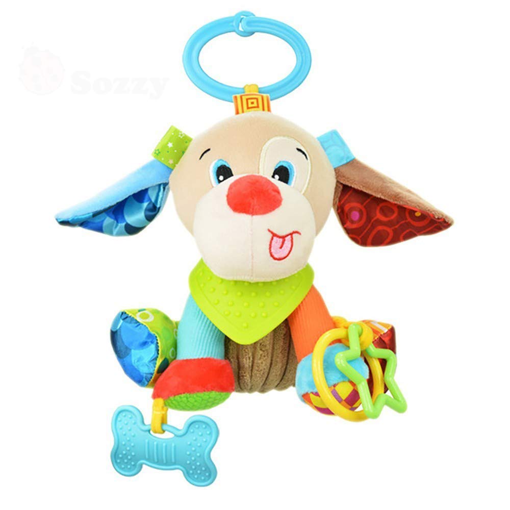 Newborn Baby Hanging Toys Animal Pull Shake Soft Plush