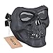 Coxeer M01 Army Skull Skeleton Airsoft Paintball Bb Gun Game Face Mask (Black 2)