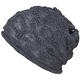 Casualbox Mens Womens Cotton Beanie Hat Light Weight Cooling Summer Unisex Dark Gray