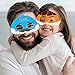 BeYumi 20Pcs Little Shark Masks Set Doo Doo Shark Party Favors Children Cosplay Soft Mask Half Masks Birthday Themed Party Masks Cute Shark Felt Masks for Kids Boys Girls