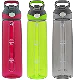 Contigo Autospout Addison Water Bottle, 24oz - Sangria, Citron & Smoke (3 Pack)