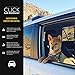 EzyDog CLICK – Dog Seat Belt for Car, Dog Harness Adjustable Seatbelt Attachment – Heavy Duty Nylon Seat Belt Webbing (17.5in - 26in)