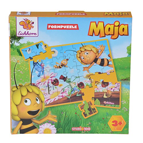 Eichhorn 109345402 - Biene Maja Formpuzzle mit 35 Steckteilen, 28x22cm – Bild 4