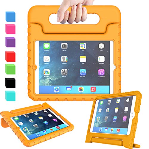 AVAWO Kids Case Compatible for iPad Mini 1 2 3 - Light Weight Shock Proof Handle Stand Kids Compatible for iPad Mini, iPad Mini 3rd Generation, iPad Mini 2 with Retina Display - Orange