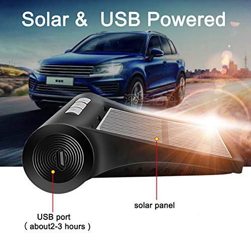 NCElec Tire Pressure Monitoring System for Motorcycle Car RV Trailer TPMS Tire Pressure Monitor System Solar Wireless Alarm System with 4 External Sensors - Thumbnail 3
