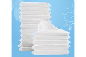 Car Tissue Refill, Disposable Facial Tissues, Disposable Face Towel, Facial Tissues Travel Size Pack for Car or Purse, 16 Pac