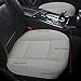 EDEALYN W 20.5''× L21'' PU leather auto seat cover driver car seat cover for Four-door sedan & SUV& Driver seat ,1pcs (Gray)