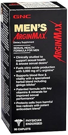 GNC ArginMax 90 Caplets by GNC Men's