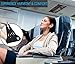 Airplane Footrest Travel Accessories Foot Leg Rest Hammock Portable with Premium Memory Foam Prevent Swelling Soreness Flight Carry Provides Relaxation Comfort Black