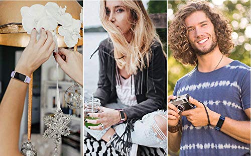 image for hooroor Woven Fabric Breathable Replacement Bands Compatible for Fitbi