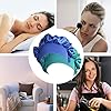 Cyleibe-2pcs-Satin-Bonnet-Cap-Hair-Bonnet-for-Women-Sleeping-Satin-Night-Sleep-Caps-Women-Girls-Knitted-Elastic-Wide-Band-Shower-Cap-for-Home-Use-Hair-Salon-Hair-Loss-Royal-Blue-Teal Cyleibe 2pcs Satin Bonnet Cap, Hair Bonnet for Women Sleeping, Satin Night Sleep Caps, Women Girls Knitted Elastic Wide…