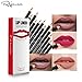 Lip Liner Filler Pencil set by Rejawece, Matte Waterproof Sweat-Proof Lipliner Pen Set with 12 Colors|Color Enhancer, Plumper Pencil |Define Lips for a Fuller Look Perfect