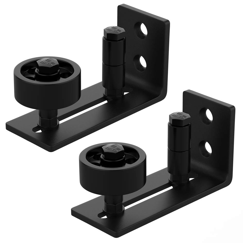 Buy WINSOON Sliding Barn Door Floor Guide Wall Mounted Hardware for