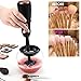 Makeup Brush Cleaner INNOLV Electric Spinning Makeup Brush Cleaner and Dryer Machine Brush Cleaner Spinner 360 Rotation Cleans and Dries all Makeup Brushes In Seconds - Black 