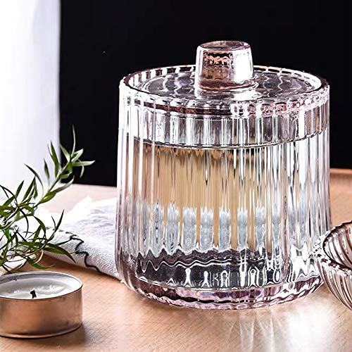 Longjet Bathroom Decor Glass Bathroom Accessories Set 5 Pcs Includes Soap Dispenser with Pump Soap Bar Dish Mason Jar Cotton Ball and Swab Qtip Holder Bathroom Tumbler Cup - Thumbnail 4