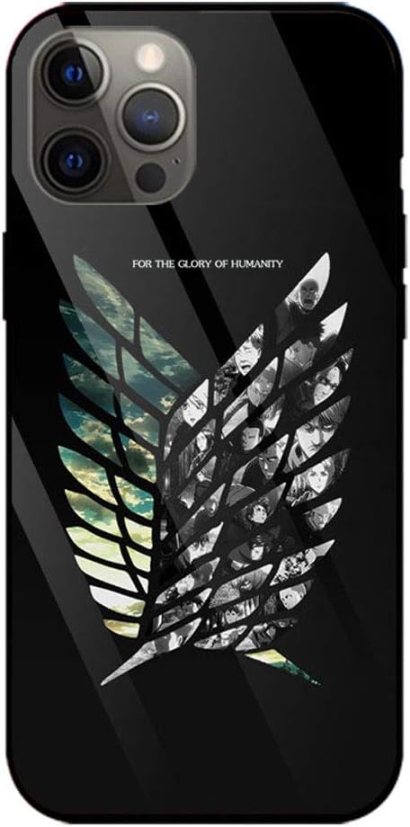 Amazon Co Jp 進撃の巨人 Attack On Titan スマートフォン ケース 強化ガラスケース 鏡面ガラス ハードケース 耐衝撃 携帯電話ケース Iphone12 Mini Iphone 12 12mini 携帯カバー スマホケース アニメ アイフォン 13 ホビー