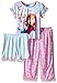 Disney Girls Frozen Elsa and Anna Filigree Friends 3-Piece Pajama Set