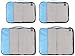 Amazon Basics 4 Piece Packing Travel Organizer Cubes Set - 2 Medium and 2 Large, Sky Blue